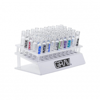 GRAV 12mm Taster Acrylic Display Stand – Holds 50 Tasters