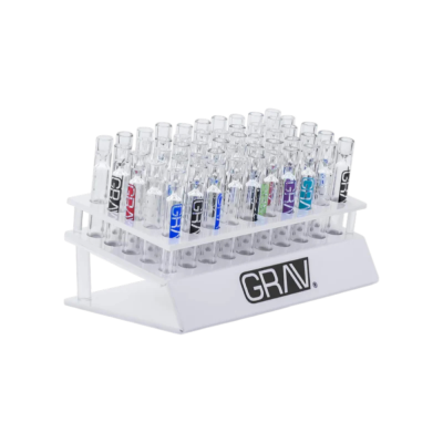 GRAV 12mm Taster Acrylic Display Stand – Holds 50 Tasters
