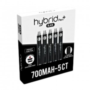 Hybrid Pen Plus - 700mAh Adjustable Voltage Battery - (Display of 5)