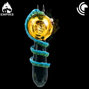 Empire Glassworks - Dragon Sphere Spoon Pipe - Small [1673]*