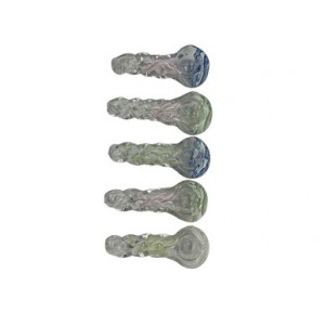 3" Twisted Body Slyme Color Rod Hand Pipe (Pack of 5) [RPHAN0150]