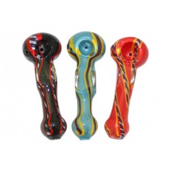 4" Frit Pipe Spoon Hand Pipes[XQ110]
