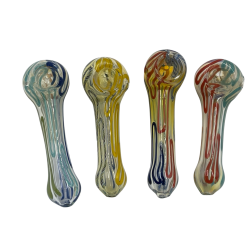 4" Sherlock Style Head Inside Out Hand Pipe (Pack of 2) [AKD36] 