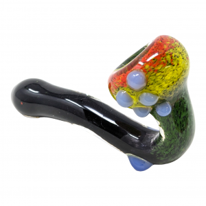 6.5" Marley Sherlock Pipe Rasta Pattern Frits [AM201]