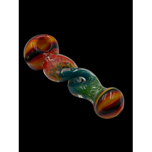 5" Assorted Frit Infinity Hand Pipe Reversal Sections [AM331]