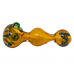 4" Heavy Gold Fumed Hand Pipe (Pack Of 2) - [BK229]