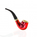 4.5 Inch Spectrum of Smoke Sherlock Glass Hand Pipe Assorted Colors