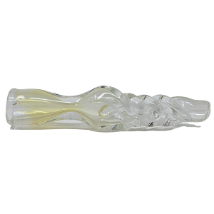 3" Silver Fumed Twisting Cone Chillum Hand Pipe - (Pack of 2) [CH305]