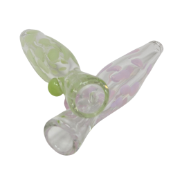 3” Slyme Polka Dot Slim Mouth Chillum Hand Pipe - (Pack of 2) [CH383]