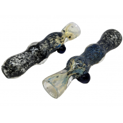 3.5" Frit Ombre Bubble Body Chillum Hand Pipe - (Pack of 2) [GWRKP137]