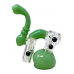 2 Chamber Color Tube Bubbler Hand Pipe [DJ1]