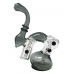 2 Chamber Color Tube Bubbler Hand Pipe [DJ1]