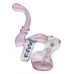 2 Chamber Color Tube Bubbler Hand Pipe [DJ1]