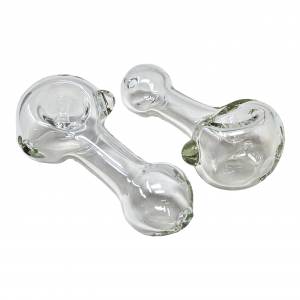 4" Thick Clear Tube Spoon (Pack Of 2)  [DJ519-A]