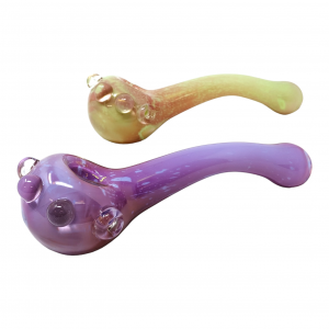 6.5" Sherlock Style Slyme Art Hand Pipe (Pack Of 2) [DJ524]