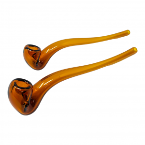 11" Color Tube Sherlock Hand Pipe (Pack Of 2)  [DJ529]