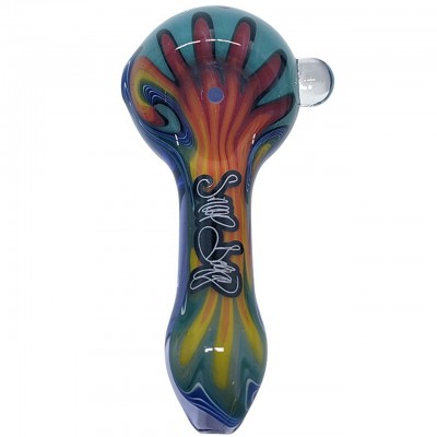 Dogg Lbs - Everyday 3.5" Assorted Wig Wag Spoon Hand Pipe