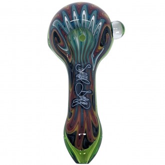 Dogg Lbs - Everyday 3.5" Assorted Wig Wag Spoon Hand Pipe
