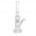 Crystal Series by HPG - 16" Ball Ice Catcher Multi Dome Perc Beaker Water Pipe - [ES22183-BX]