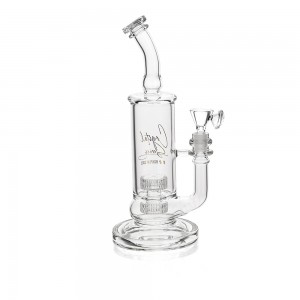 Crystal Series by HPG - 12" Double Martix Perc w/ Crystal Bowl Water Pipe - [ES2232-BX]