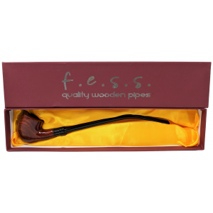 11" FESS Medium Wavy Bowl Churchwarden Gandalf Hand Pipe - [419]