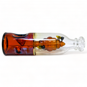 6.5" 2 In 1 "Bizzy Bee Hive" Hand Pipe/Waterpipe - [GB954]