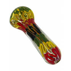 4" Rasta Rod Art Heavy Hand Pipe [GWRKP54] 