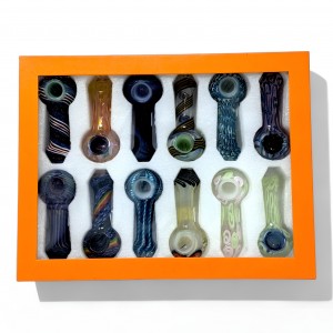 Apex - 3" Puff In Style, Premium Hand Pipe - 12ct Display [HPD304]