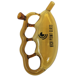 High Point Glass - Knuckle Bubbler Hand Pipe [KN02]
