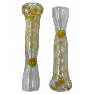 3'' Bohemian Straight Chillum Hand Pipe Assorted Colors (Pack of 2) [JG104]