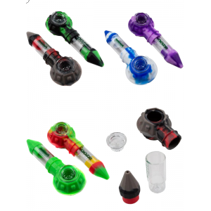 Ooze Bowser Silicone Pipe Display 12ct