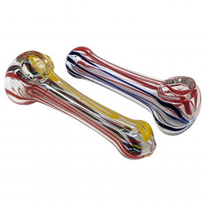 4" Assorted Design Inside Out Hand Pipe (Pack of 4) - [RJA48]