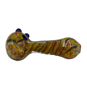 3.5" Mix Frit Art Hand Pipe (Pack of 2) [RPHAN0125]