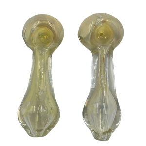 4.5" Heavy Silver Fumed Art Hand Pipe (Pack of 2) [RPHAN0127] 