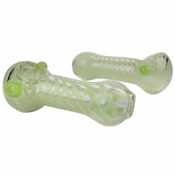 4'' Slyme Spiral Spoon Hand Pipe (Pack of 2) [SB1724]
