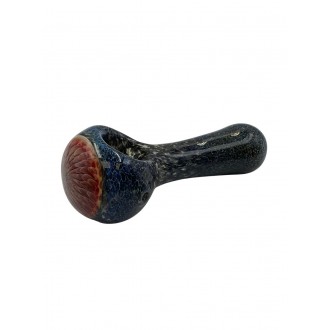 4" Honey Comb Head Mix Frit Art Hand Pipe (Pack of 2) [SDK418] 