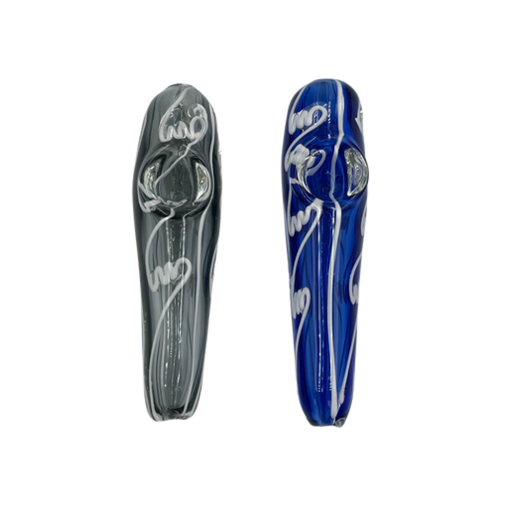 4" Embroidary Art Hand Pipe (Pack of 2) [SDK428]