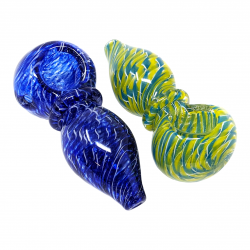 4" Full Twisted Rod Fat Body Hand Pipe (Pack of 2) [SDK511]