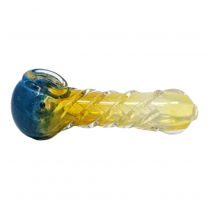 4" Assorted Diamond Dual Color Hand Pipe (Pack of 2) [SDK599]