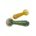 4" Frit Head Swirl Rod Art Hand Pipe - (Pack Of 2) [SDK637]