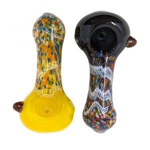 3.25" Candy Twisting Mix Color Art Hand Pipe (Pack of 2) - [SDK641]