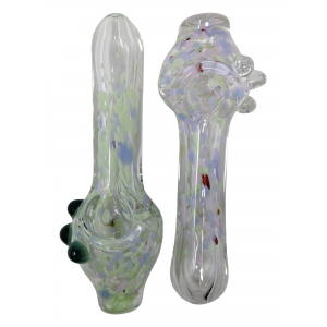 5" Slime Dot Marble Art Hand Pipe (Pack of 2) - [SDK648]