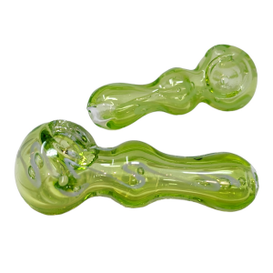 3.5" Lime Slyme Hand Pipe (Pack Of 2) [SG2818]