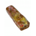 5" Gold Fumed Art Double Glass Hand Pipe [SG2905]