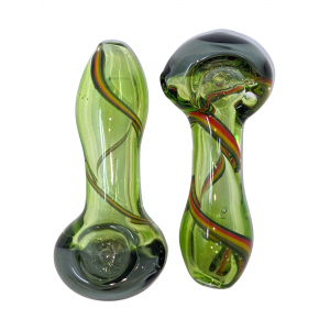 3.5" Lime Slyme Hand Pipe (Pack Of 2) [SG3299]