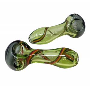 3.5" Lime Slyme Hand Pipe (Pack Of 2) [SG3299]