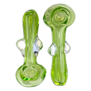 3.5" Lime Slyme Hand Pipe (Pack Of 2) [SG3300]