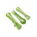 3" Lime Slyme Braided Ribbon Round Mouth Chillum Hand Pipe - (Pack of 3) [SG3305]