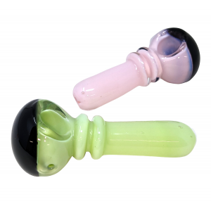 3.5" Slyme Tube Hand Pipe with Black Tube head (Pack of 2) [SG3337]