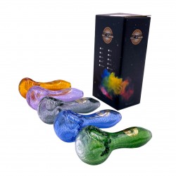 On Point Glass - Color Water Trap Spoon Hand Pipe [GP-11]